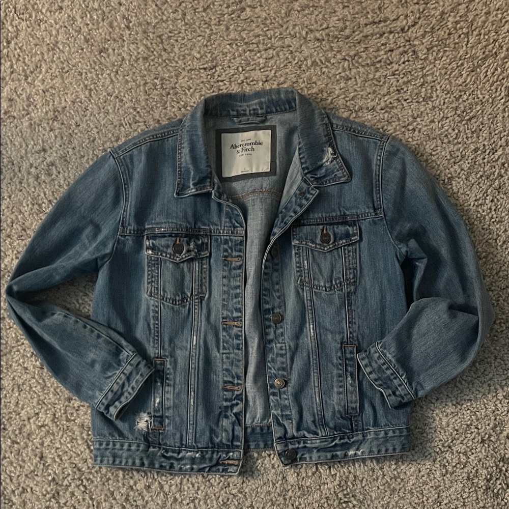 Abercrombie & Fitch Blue Jean Jacket